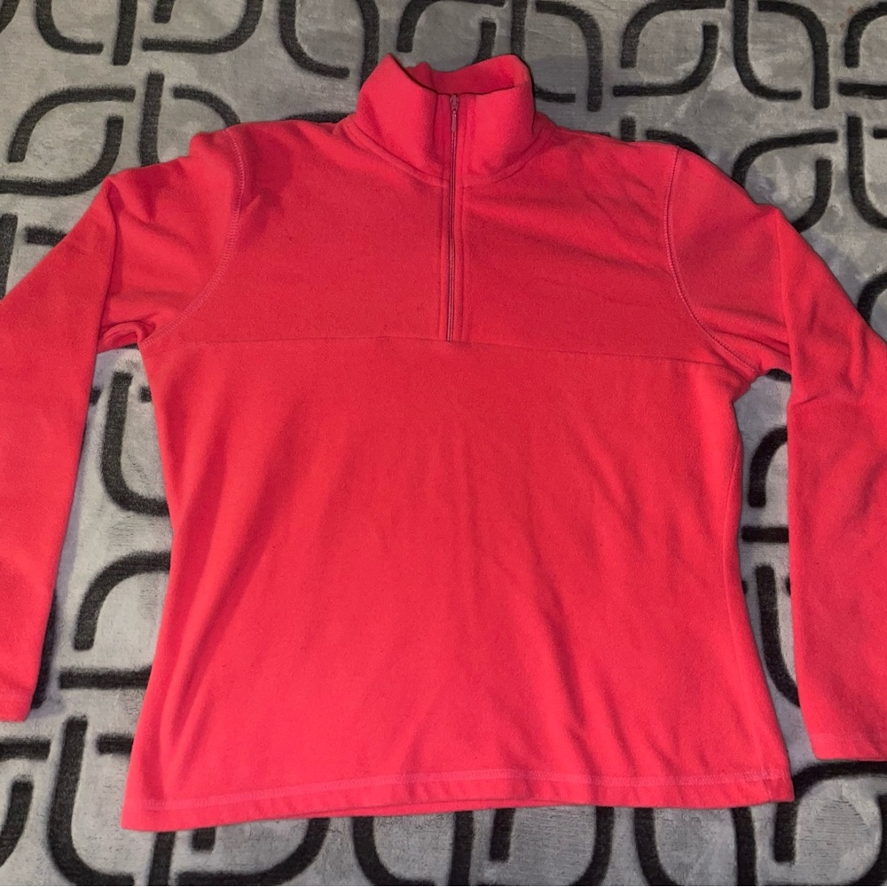 🩷Vintage Y2K Hot pink GAP stretch mock neck fleece🩷